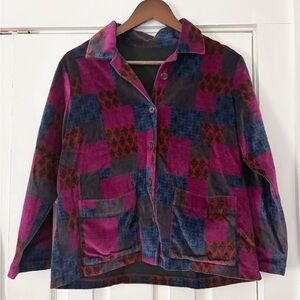 Multicolor Patchwork Jacket Source Unknown Size‎ EST. Small